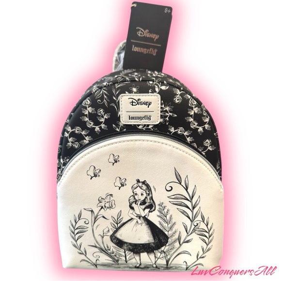Loungefly Disney Alice In Wonderland Floral Mini Backpack